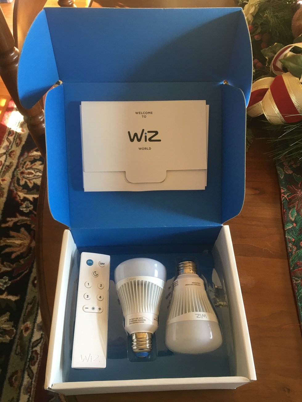 Unboxing Wiz Wi-Fi Smart Lights with Remote Control