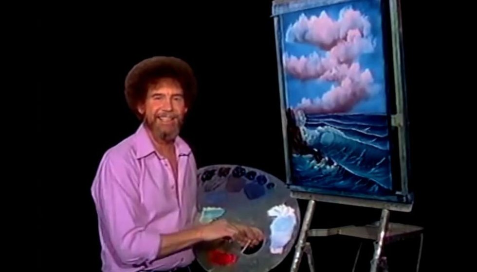 Bob Ross was an Air Force Drill Instructor before television's