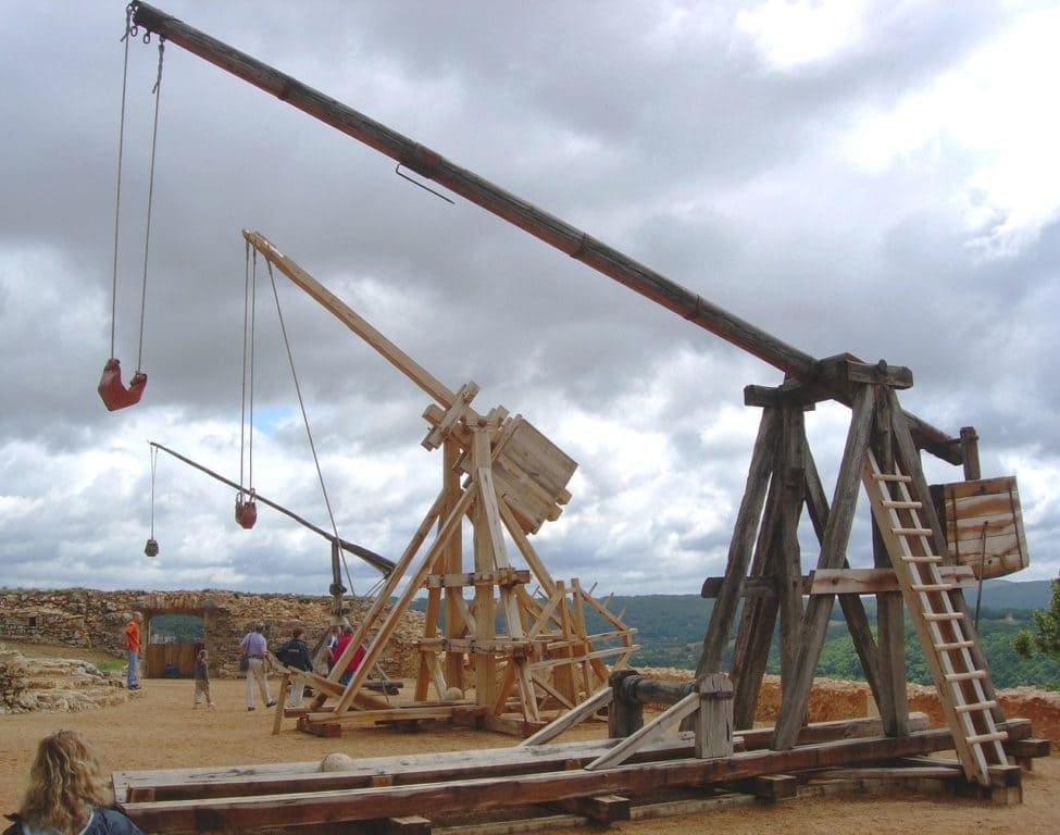 Trebuchet during the First Crusade | DIY Badass Weapons That Can Save Your Life When SHTF [2nd Edition]