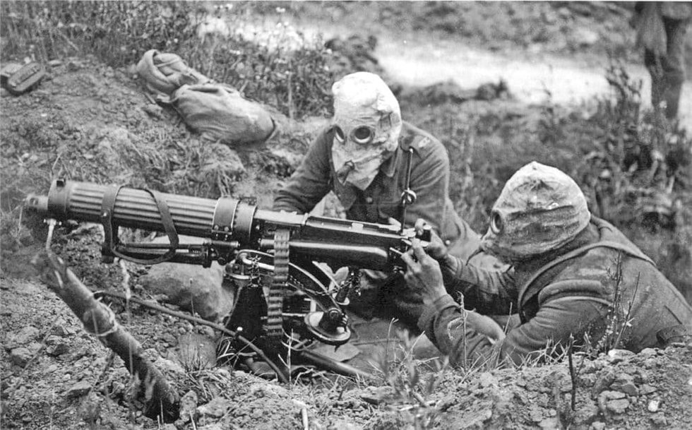 Image result for wwi machine guns