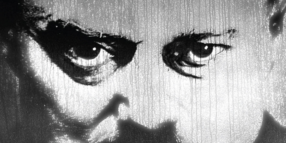 close up shot of Orwell&#39;s big brother image from 1984