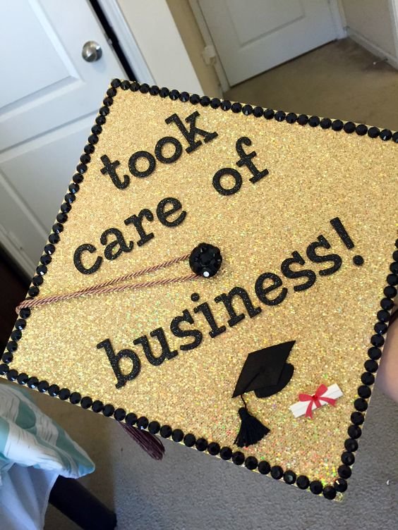13 Pinterest Inspired Graduation Caps For Business Majors