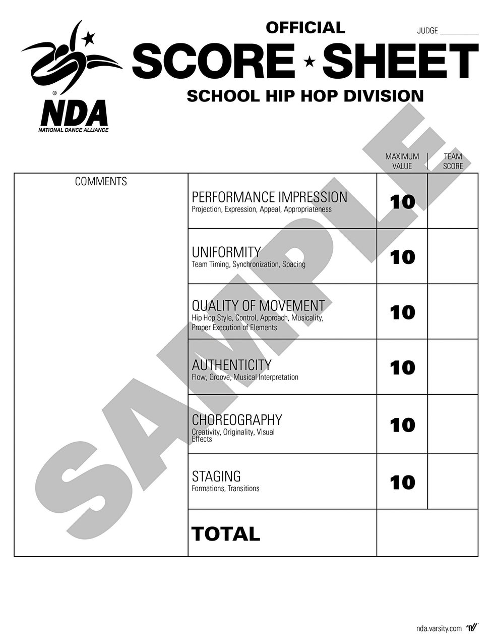 The One Dance Score Sheet Fill And Sign Printable Tem - vrogue.co