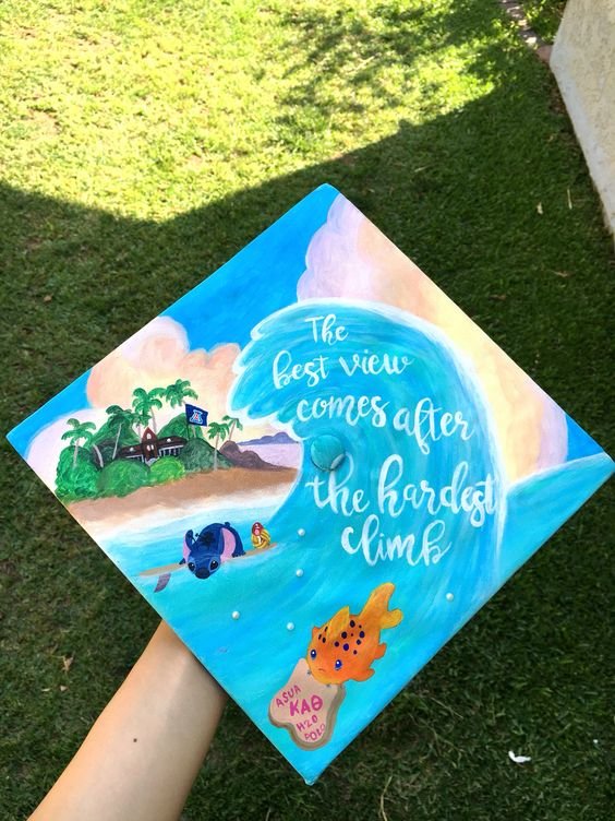 35 Graduation Cap Decorating Ideas For Disney Lovers 