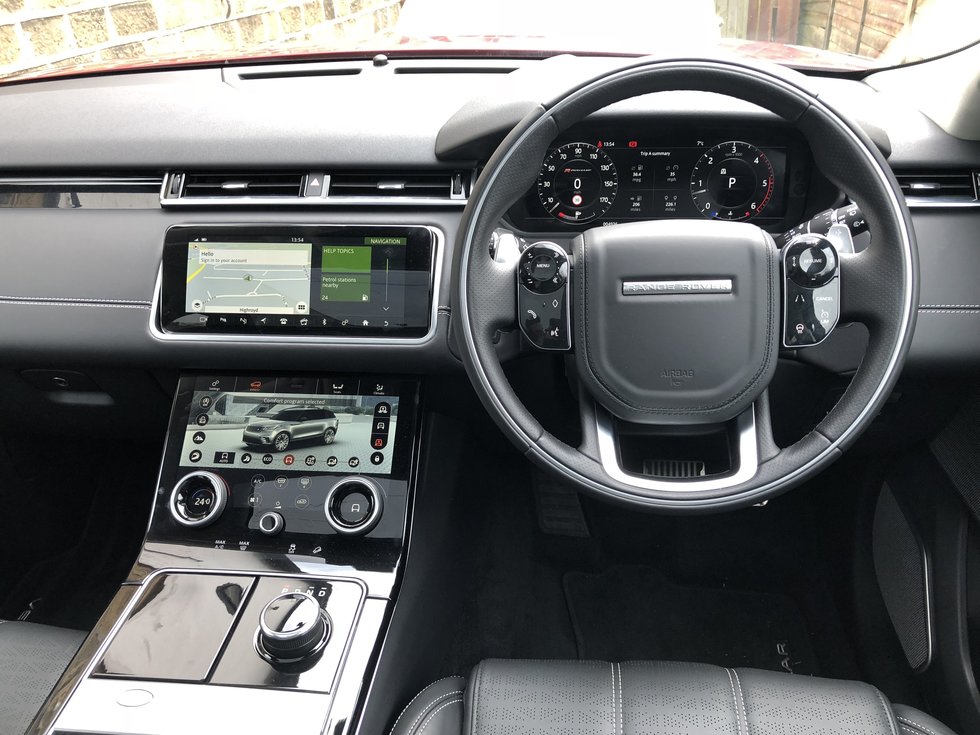 Range Rover Velar: Review of the stylish SUV's interior tech