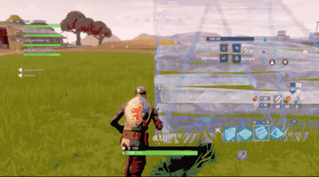 exclusive to this battle royale game building has been one of the reasons fortnite has been so successful players are able to excavate different - fortnite landing gif