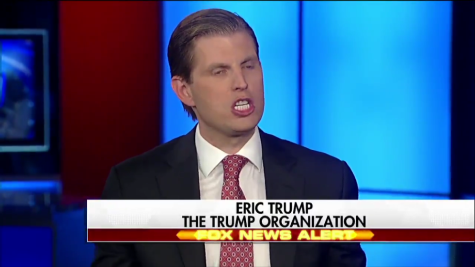 Eric Trump Promoted To Second Dumbest Trump Offspring - Wonkette