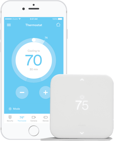 Element Smart Thermostat Works with Vivint