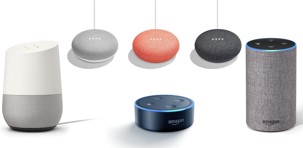 The Real Cost Of Turning An Average House Into A Smart Home Picture Of Google Home Mini Echo Dot And Devices