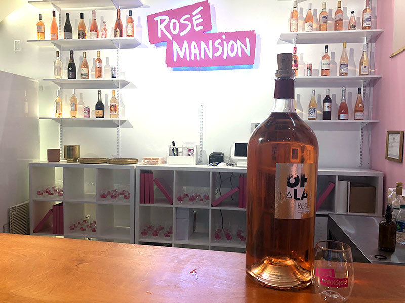 Rosé dreams are being realized at Rosé Mansion in NYC