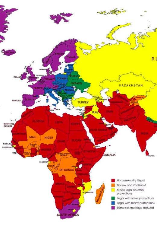 A risk assessment map for the LGBTI globetrotter