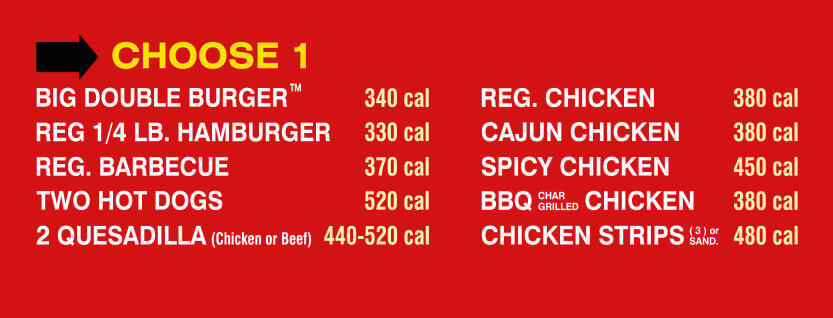 Ranking Cookout's Menu