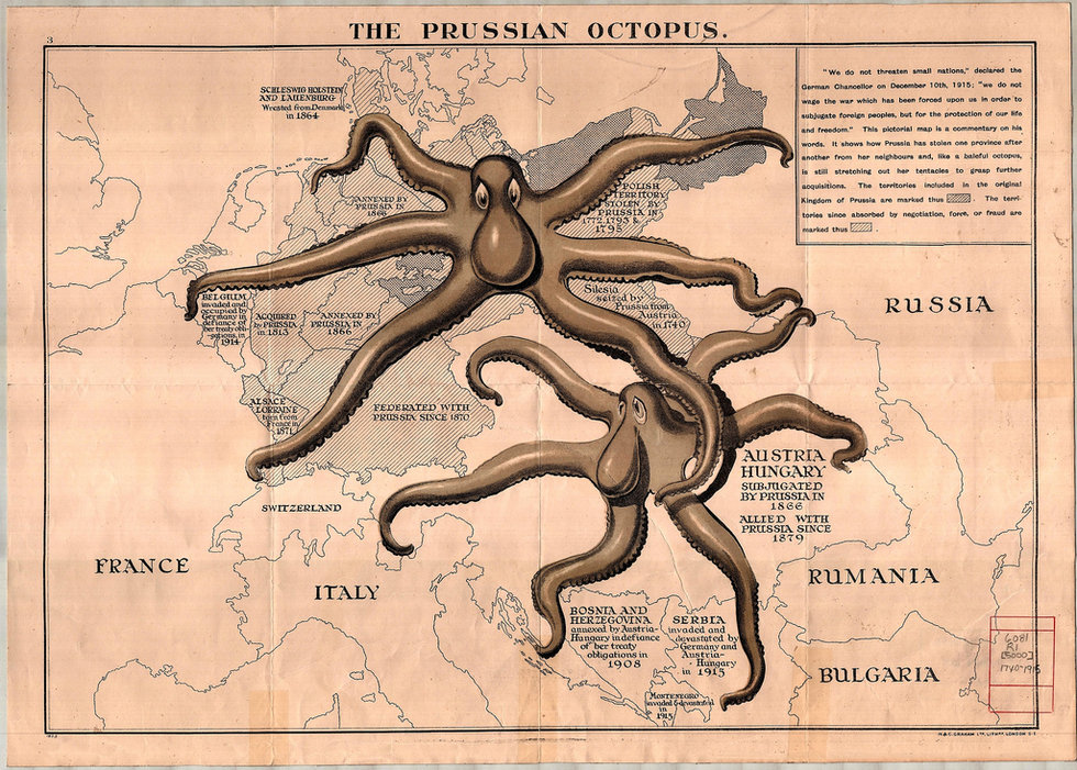 Cartography S Favourite Map Monster The Land Octopus Big Think