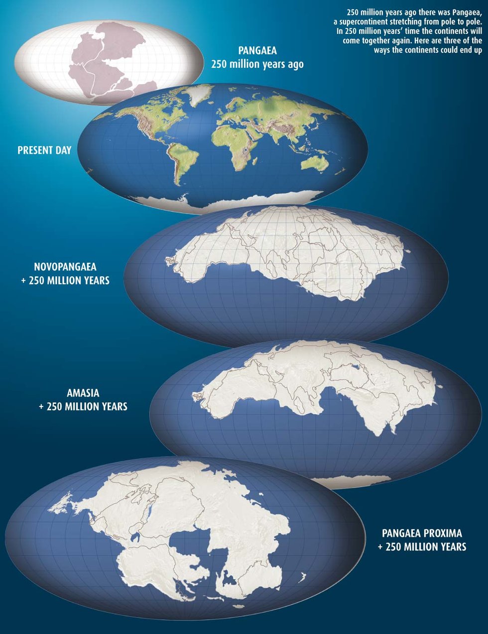 T-shirt Pangée - Carte Du Monde Avant La Séparation Des Continents - Design Géologie - Coupe Classique Homme/femme