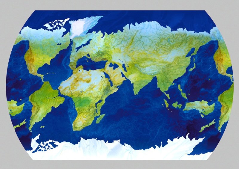 Upside Down or Downside Up, this World Map Looks True in Both 