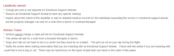differences between service and support animals how to get a doctors note for a pet