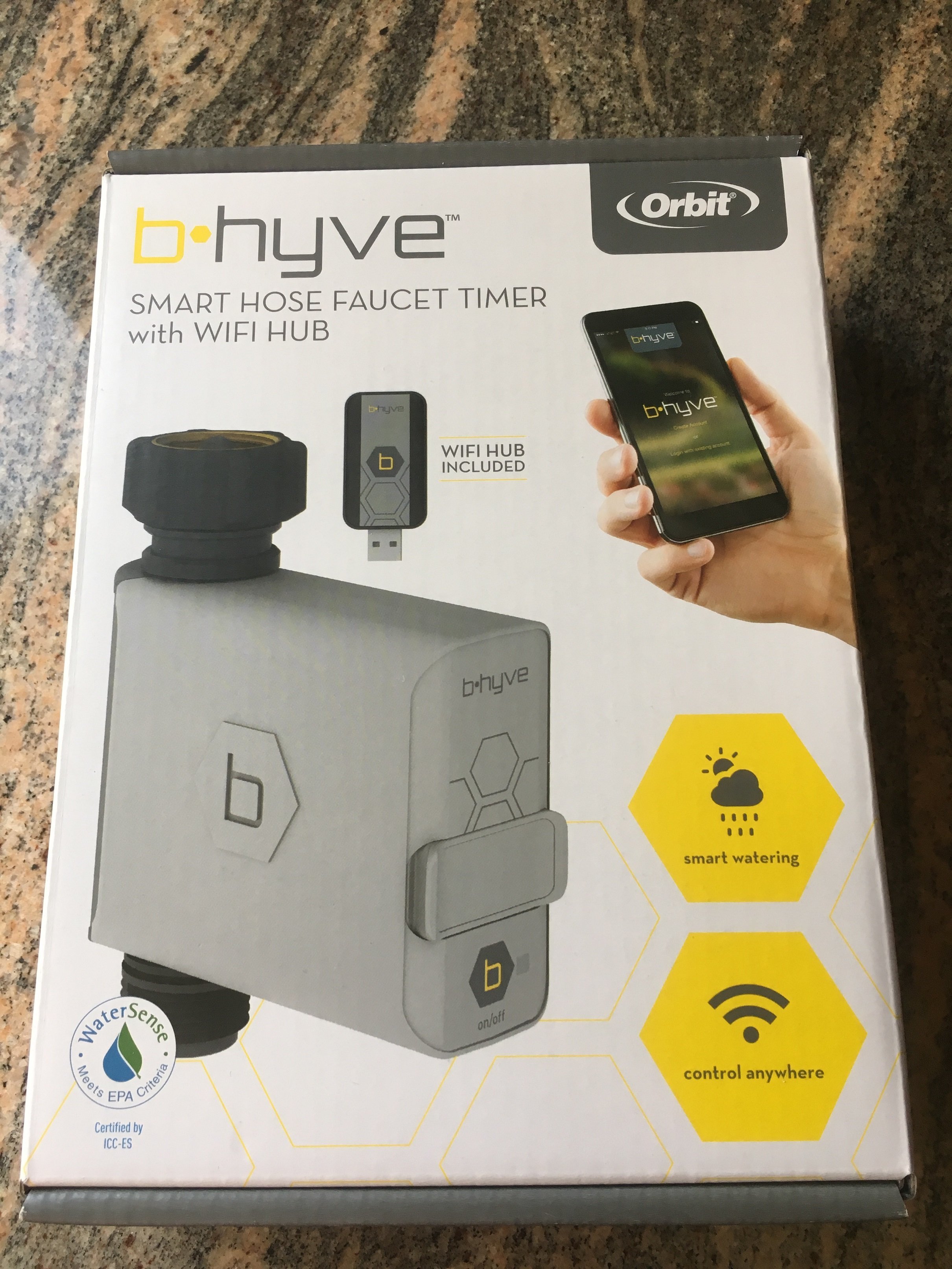 Gardening Supplies Orbit B Hyve Smart Hose Faucet Timer Wifi Hub