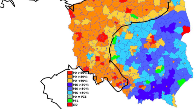 Polish Election Map Reveals Old Imperial Border Big Think