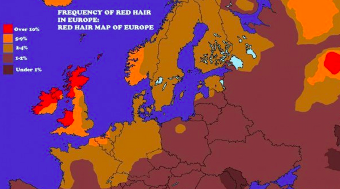 Three Possible Locations For A Redhead Homeland Big Think