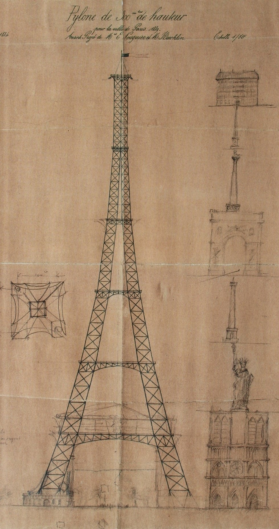 Rise of the Eiffel Tower, 1887-1889 - Big Think