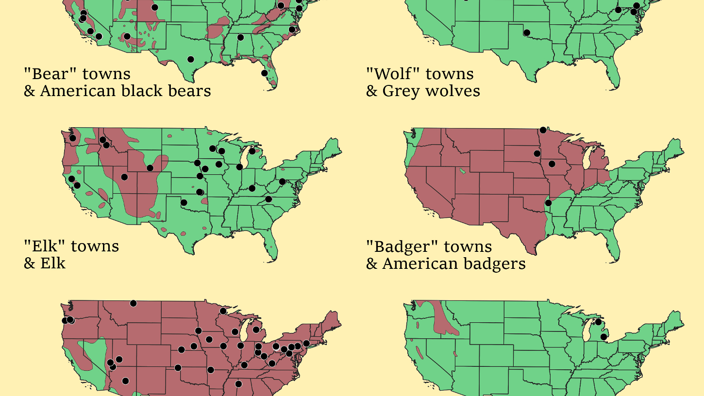 These Maps Show How Much Range America S Wild Animals Have Lost