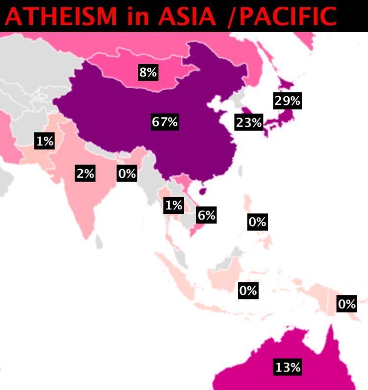 atheism in asia / pacific