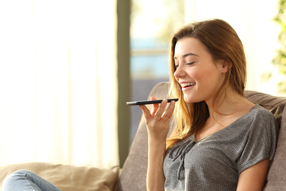 :Picture of girl talking on iPhone X
