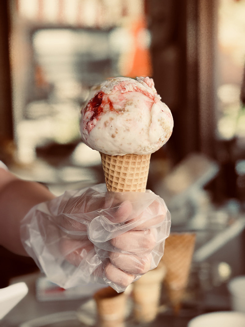 Little Man ice cream cone