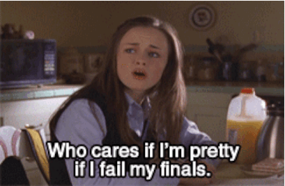 Rory Gilmore refuting beauty expectations