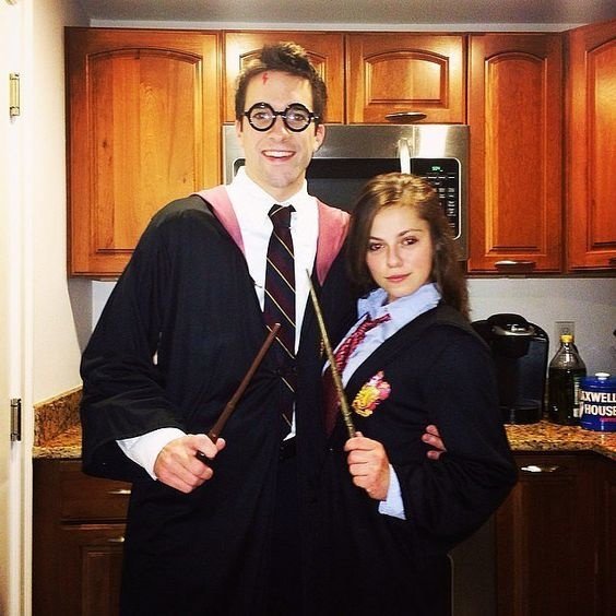 Harry and Hermione costume