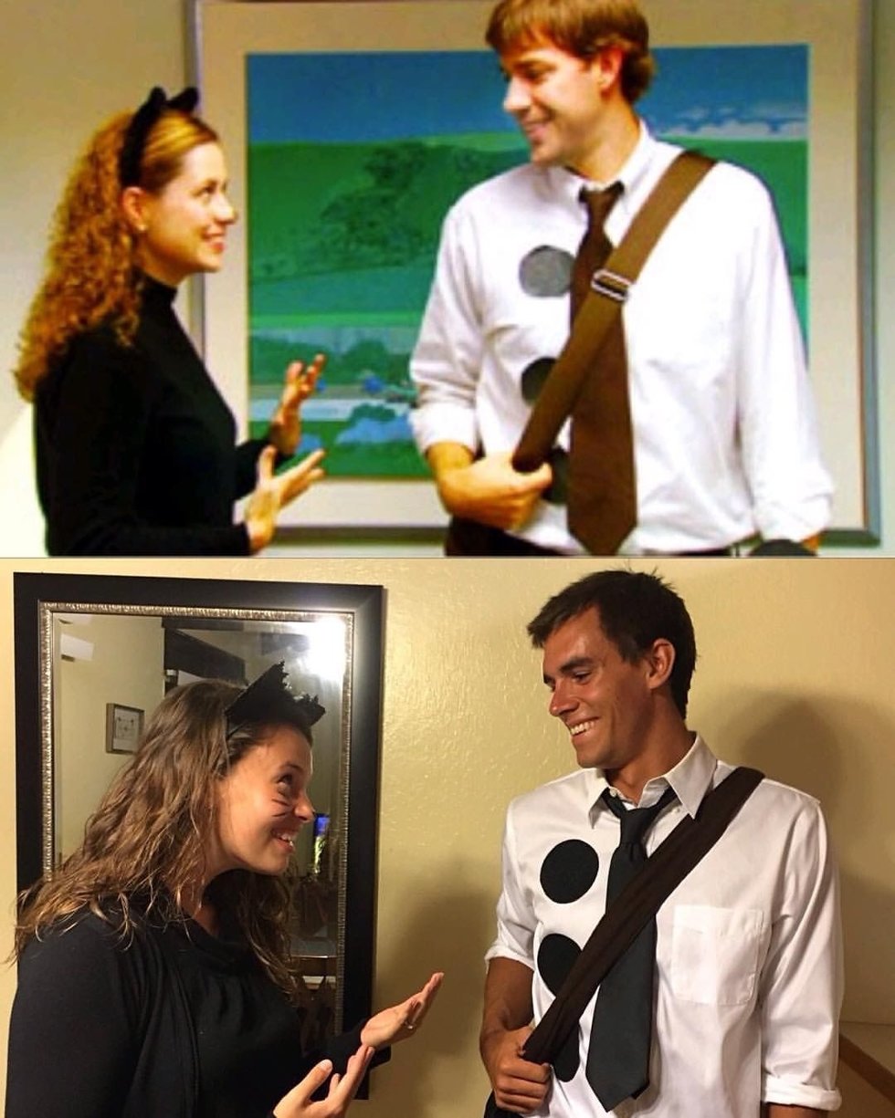 Jim and Pam Halloween costume