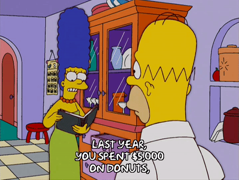 Marge talking to Homer