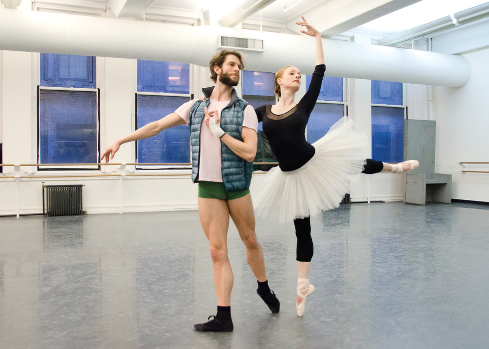 gillian murphy with her partner, james whiteside.