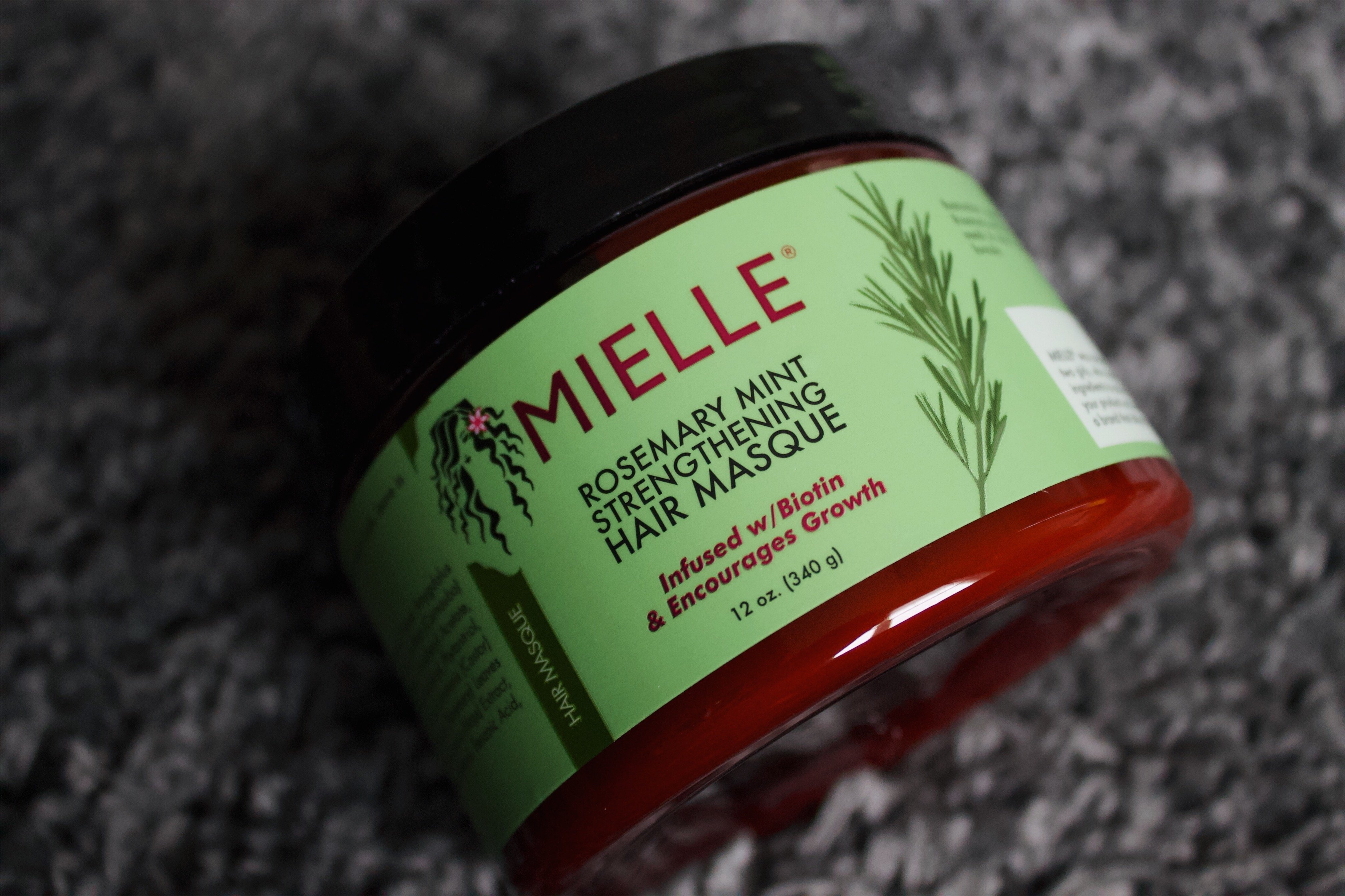 Mielle Organics Rosemary Mint Strengthening Hair Masque, 12 Oz