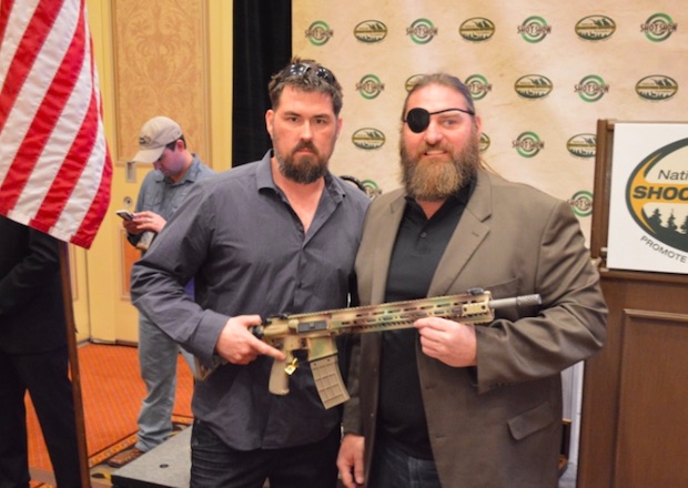 Navy SEALs Marcus Luttrell and Ron Bellan (TheBlaze/Mike Opelka). 