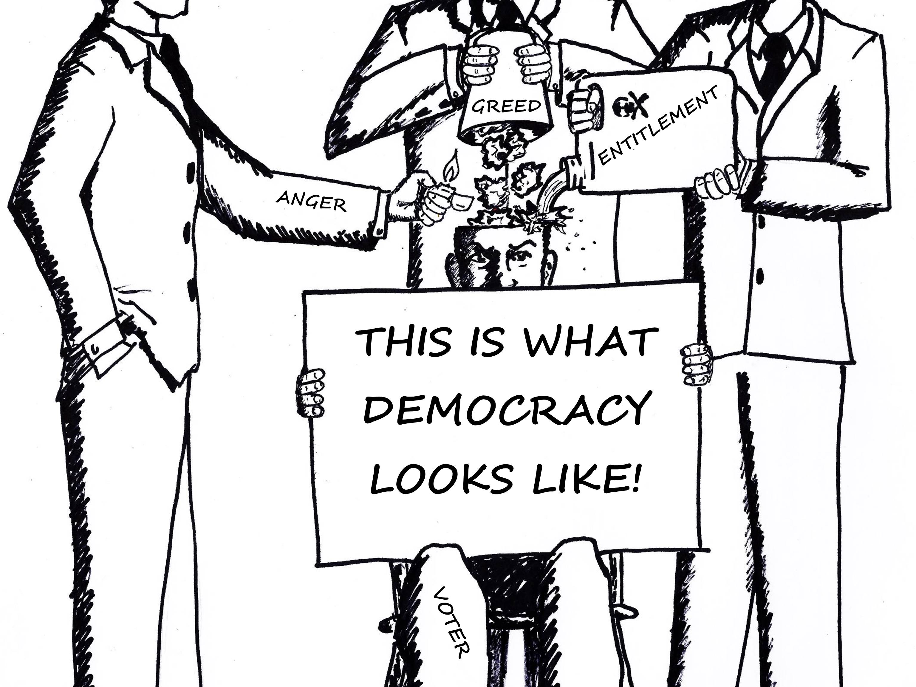 Democracy Drawing / Does Democracy Cause Growth A Meta Analysis Of 2000