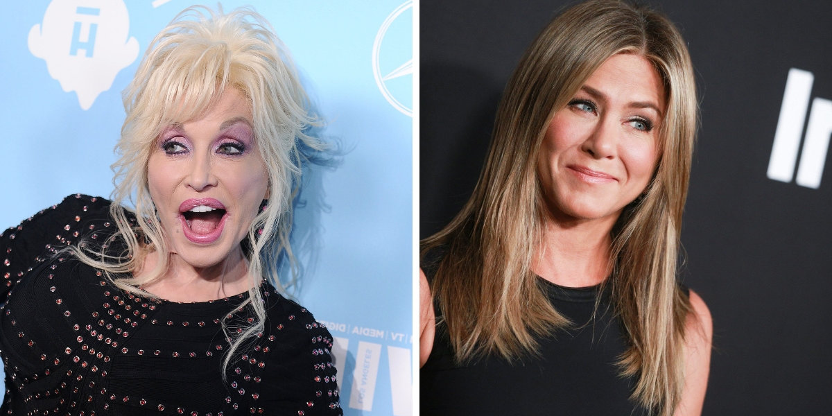 Jennifer Aniston Just Responded After Dolly Parton Said Her Husband Wants To Have A Threesome