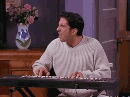 Ross playing Piano