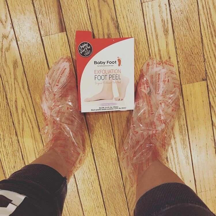 Baby foot peel
