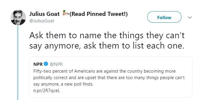 Guy Takes Story About 'Political Correctness' Poll To Task In Epic Viral Thread
