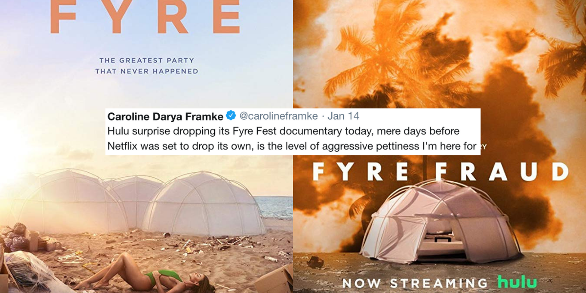 Hulu And Netflix Dropping Fyre Festival Documentaries At The Same Time