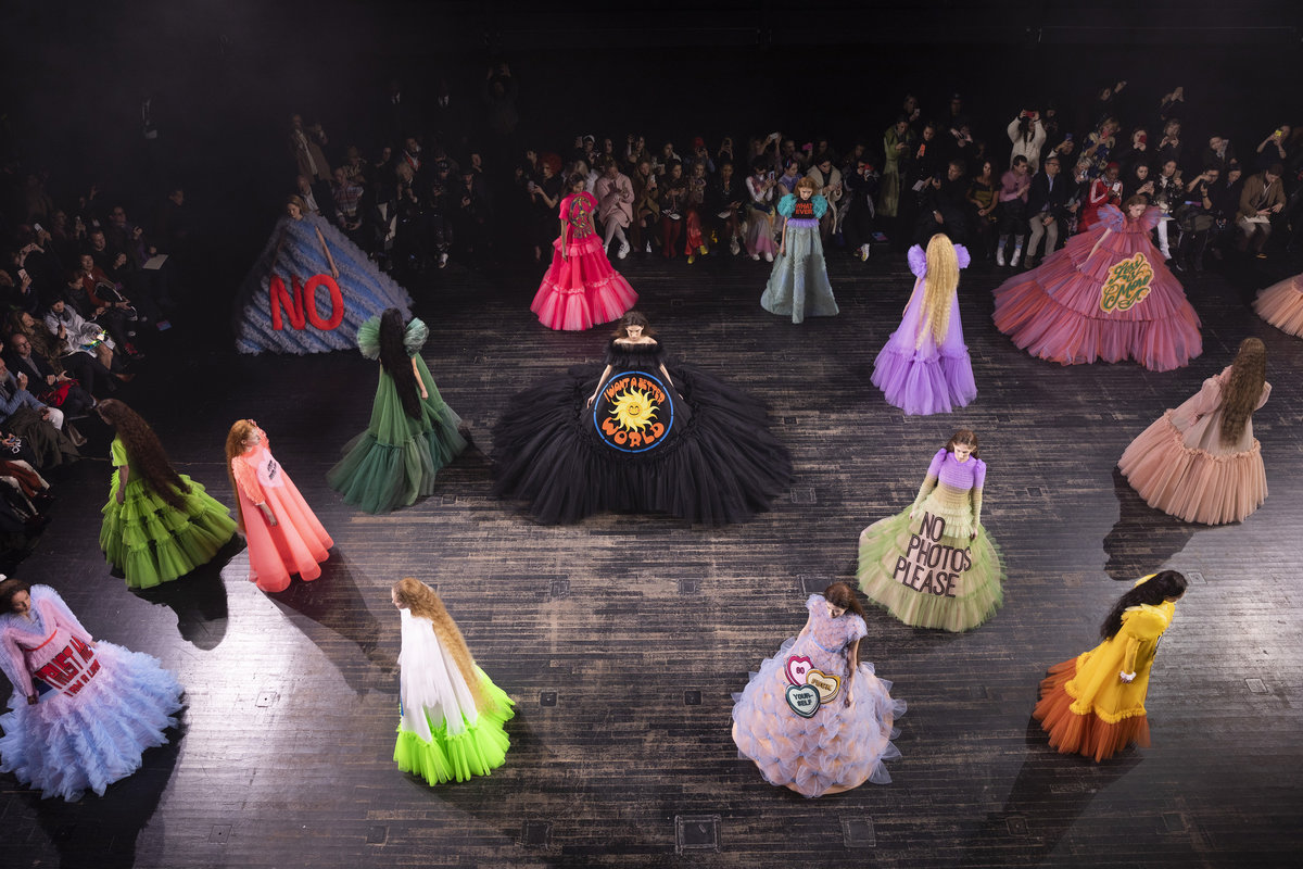 Viktor & Rolf Make a 'Statement' with Their Most Instagrammable Collection Yet