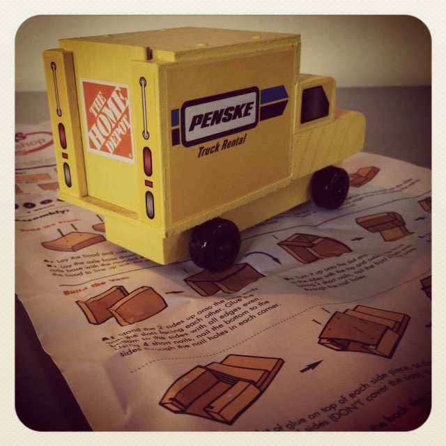 home depot toy truck