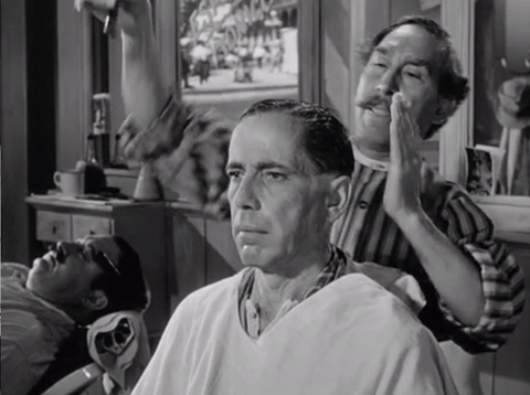 barber at work