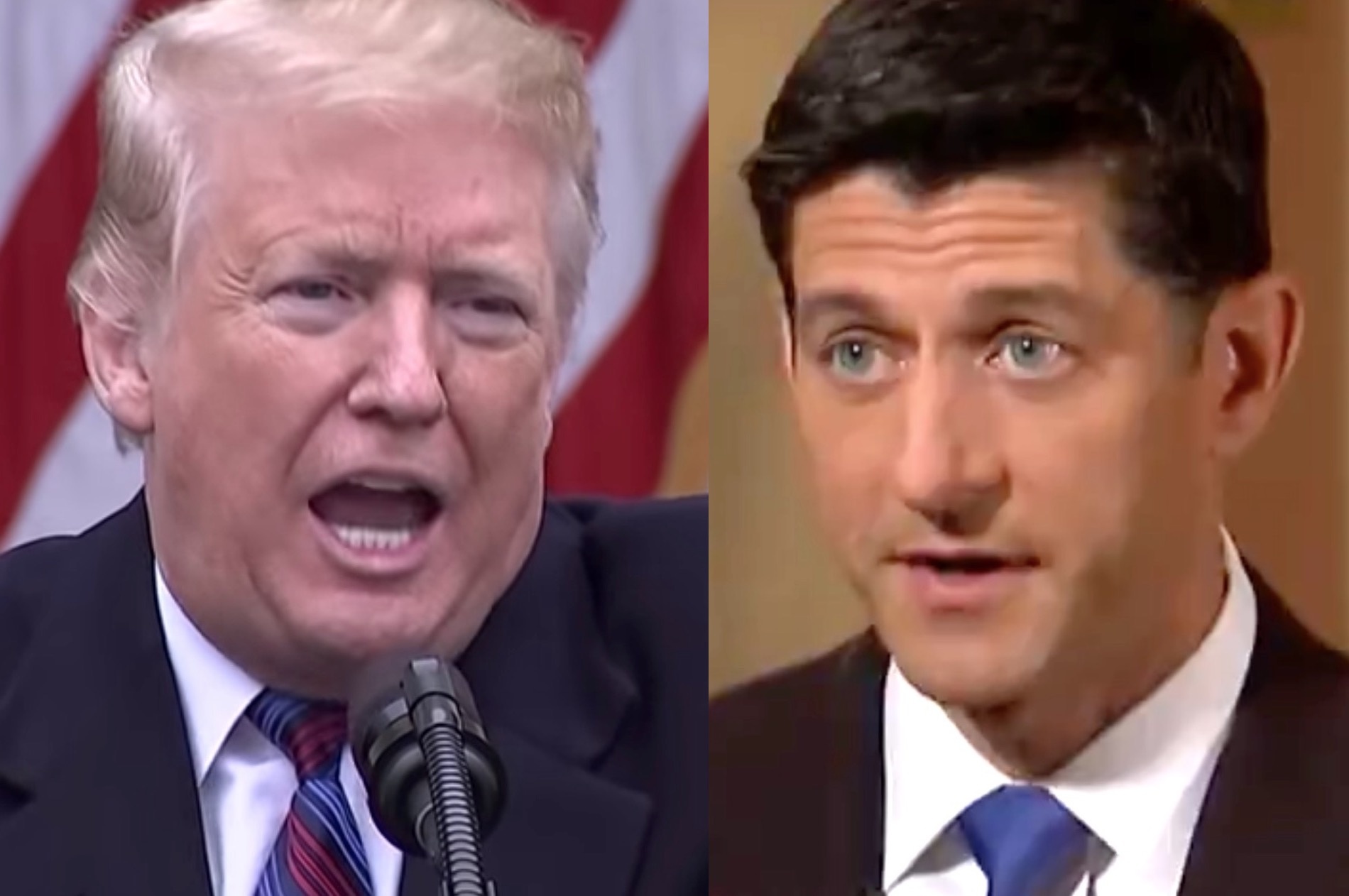 Trump blames former Speaker Paul Ryan for not getting 