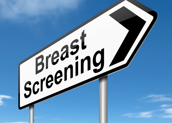 breast screening sign