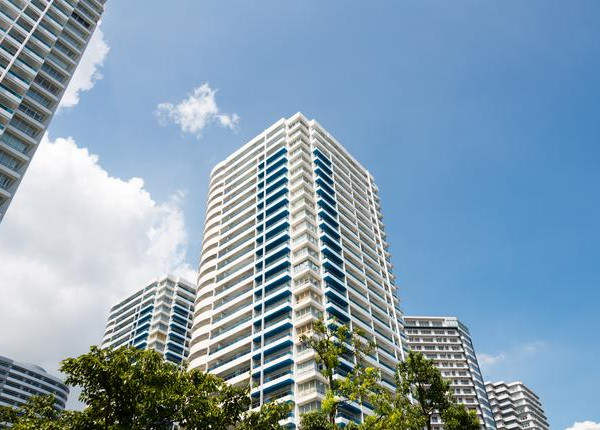 high rise apartment building