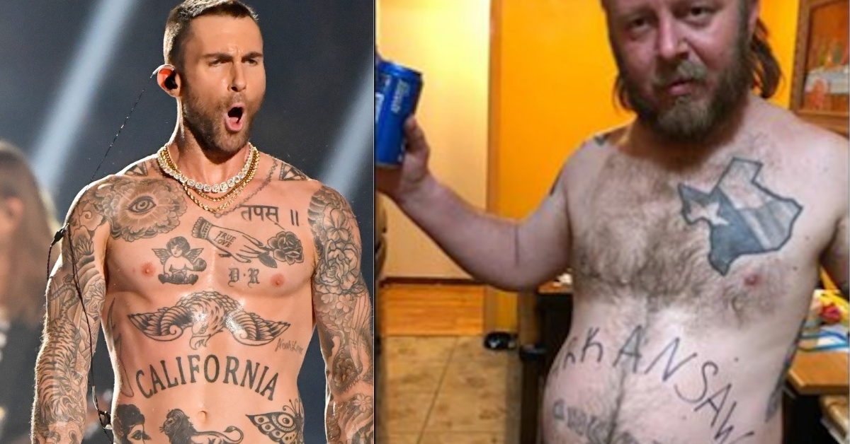 Adam Levine California Tattoo Meme - Meme Walls
