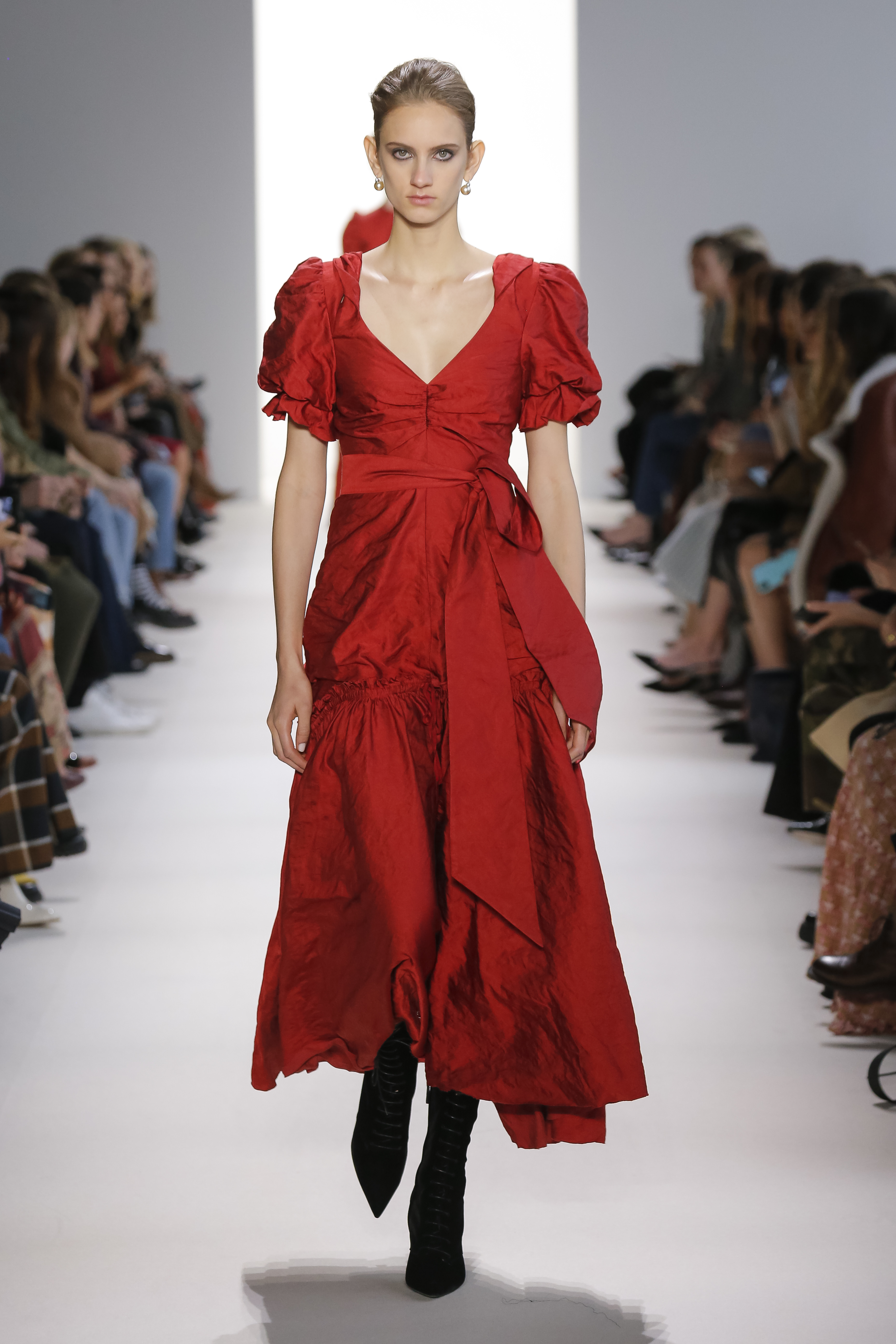 brock collection red dress