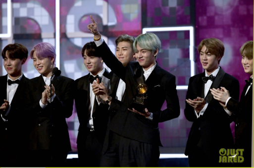 Presenting award